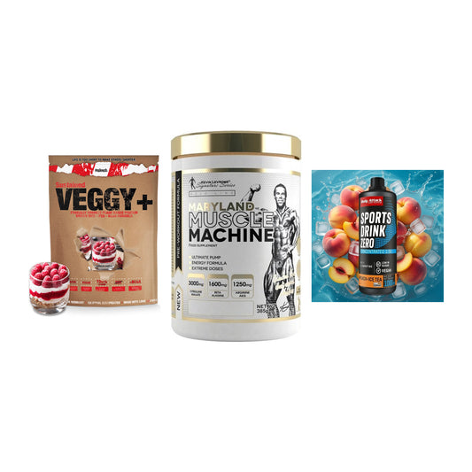 Pflanzliches Set: Sinob VEGGY + Kevin Levrone + Body Attack – alle enthaltenen Artikel