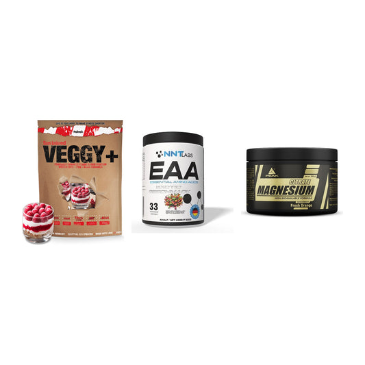 Pflanzliches Set: Sinob VEGGY + NNT EAA + Peak Magnesium – alle enthaltenen Artikel