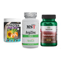 Pflanzliches Set: ProFuel V-Prote + MST ArgiZinc + Swanson Resvera – alle enthaltenen Artikel