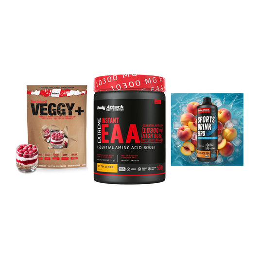 Pflanzliches Set: Sinob VEGGY + Body Attack + 1 weitere – alle enthaltenen Artikel