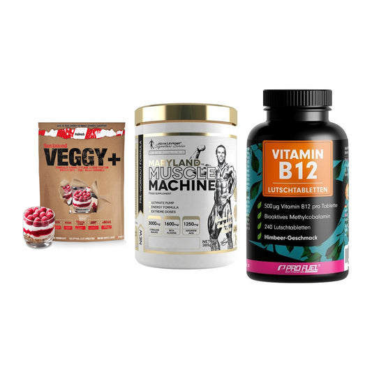 Pflanzliches Set: Sinob VEGGY + Kevin Levrone + ProFuel Vitamin – alle enthaltenen Artikel
