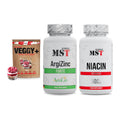 Pflanzliches Set: Sinob VEGGY + MST ArgiZinc + MST Niacin – alle enthaltenen Artikel