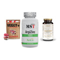 Pflanzliches Set: Sinob VEGGY + MST ArgiZinc + Evolite Nutriti – alle enthaltenen Artikel
