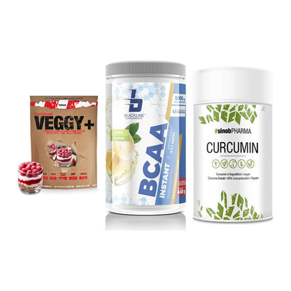 Pflanzliches Set: Sinob VEGGY + Blackline + Sinob Curcumin – alle enthaltenen Artikel