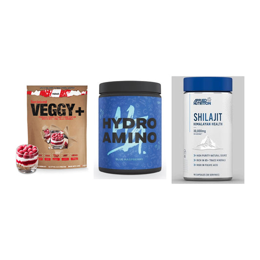 Pflanzliches Set: Sinob VEGGY + Nanosupps Hydro + Applied Nutriti – alle enthaltenen Artikel