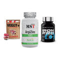 Pflanzliches Set: Sinob VEGGY + MST ArgiZinc + Scitec Iron Pro – alle enthaltenen Artikel