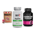 Pflanzliches Set: Sinob VEGGY + MST ArgiZinc + BioTech L-Carni – alle enthaltenen Artikel