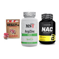 Pflanzliches Set: Sinob VEGGY + MST ArgiZinc + BioTech NAC – alle enthaltenen Artikel