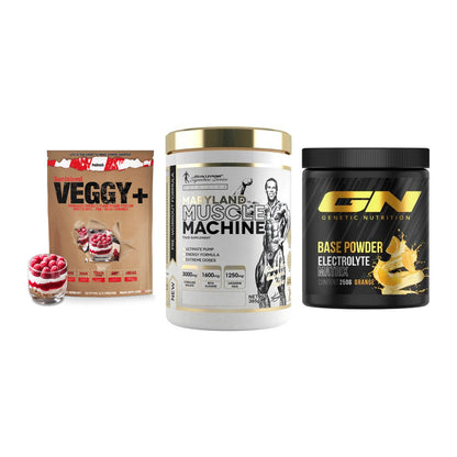 Pflanzliches Set: Sinob VEGGY + Kevin Levrone + GN Base Powder – alle enthaltenen Artikel