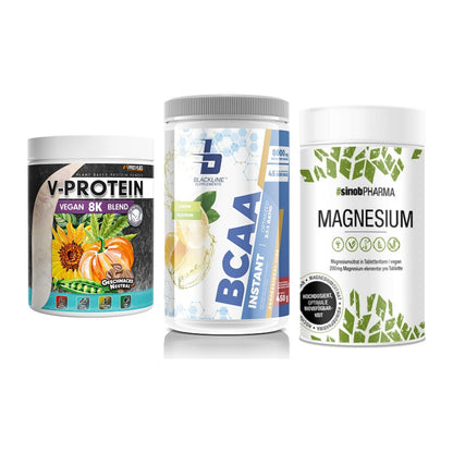 Pflanzliches Set: ProFuel V-Prote + Blackline + Sinob Magnesium – alle enthaltenen Artikel