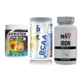 Pflanzliches Set: ProFuel V-Prote + Blackline + MST Iron – alle enthaltenen Artikel