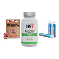 Pflanzliches Set: Sinob VEGGY + MST ArgiZinc + Body Attack – alle enthaltenen Artikel