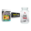 Pflanzliches Set: ProFuel V-Prote + Olimp AAKG + #GYMJUICE ZINC – alle enthaltenen Artikel