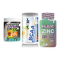 Pflanzliches Set: ProFuel V-Prote + Blackline + INLEAD Zink – alle enthaltenen Artikel