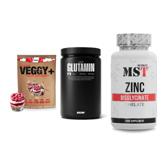 Pflanzliches Set: Sinob VEGGY + Big Zone + MST Zinc – alle enthaltenen Artikel