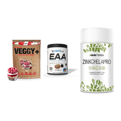 Pflanzliches Set: Sinob VEGGY + NNT EAA + Sinob Zink – alle enthaltenen Artikel