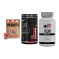 Pflanzliches Set: Sinob VEGGY + MST EAA & BCAA + MST Iron – alle enthaltenen Artikel