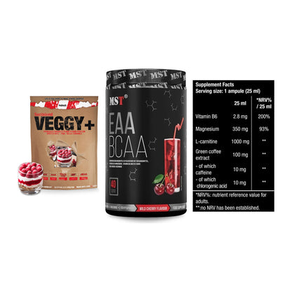 Pflanzliches Set: Sinob VEGGY + MST EAA & BCAA + BioTech Magna – alle enthaltenen Artikel