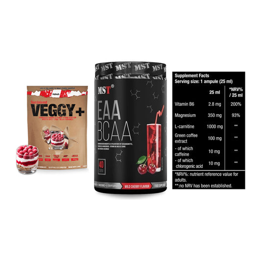 Pflanzliches Set: Sinob VEGGY + MST EAA & BCAA + BioTech Magna – alle enthaltenen Artikel