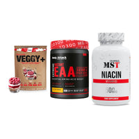 Pflanzliches Set: Sinob VEGGY + Body Attack + MST Niacin