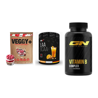 Pflanzliches Set: Sinob VEGGY + MST EAA & BCAA + GN Vitamin – alle enthaltenen Artikel