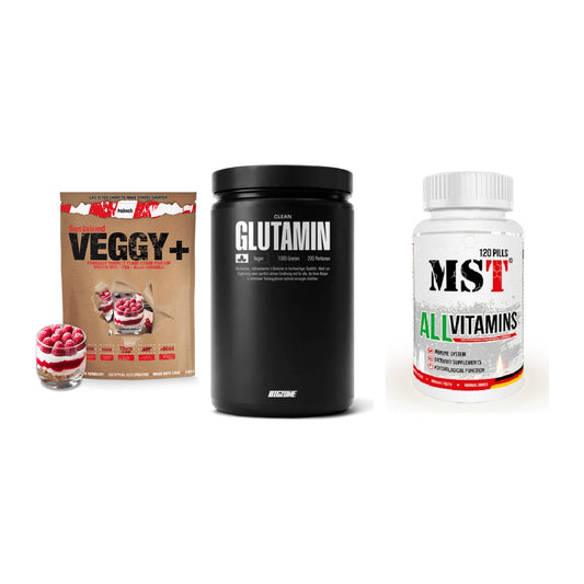 Pflanzliches Set: Sinob VEGGY + Big Zone + MST All Vitamin – alle enthaltenen Artikel