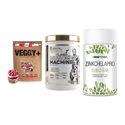 Pflanzliches Set: Sinob VEGGY + Kevin Levrone + Sinob Zink – alle enthaltenen Artikel