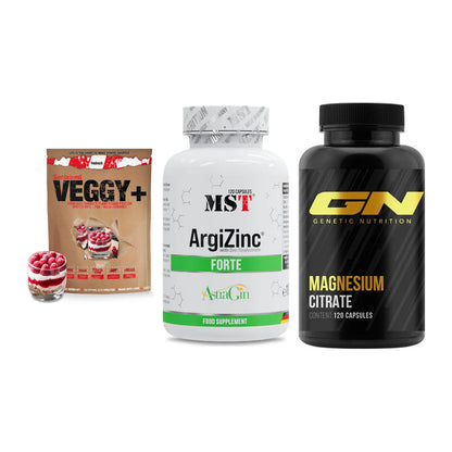 Pflanzliches Set: Sinob VEGGY + MST ArgiZinc + GN Magnesium – alle enthaltenen Artikel