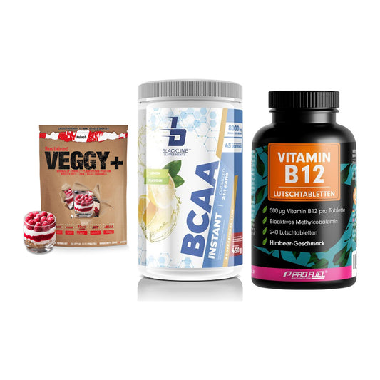 Pflanzliches Set: Sinob VEGGY + Blackline + ProFuel Vitamin – alle enthaltenen Artikel