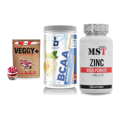 Pflanzliches Set: Sinob VEGGY + Blackline + MST Zinc – alle enthaltenen Artikel
