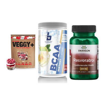 Pflanzliches Set: Sinob VEGGY + Blackline + Swanson Resvera – alle enthaltenen Artikel