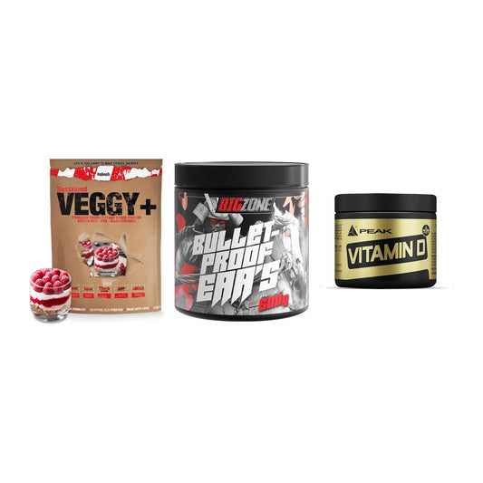 Pflanzliches Set: Sinob VEGGY + Big Zone + Peak Vitamin D – alle enthaltenen Artikel