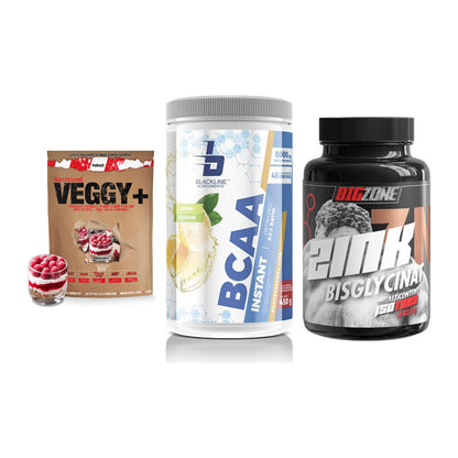 Pflanzliches Set: Sinob VEGGY + Blackline + Big Zone Zink – alle enthaltenen Artikel