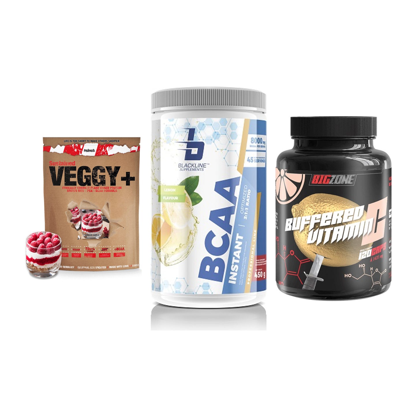 Pflanzliches Set: Sinob VEGGY + Blackline + Big Zone – alle enthaltenen Artikel