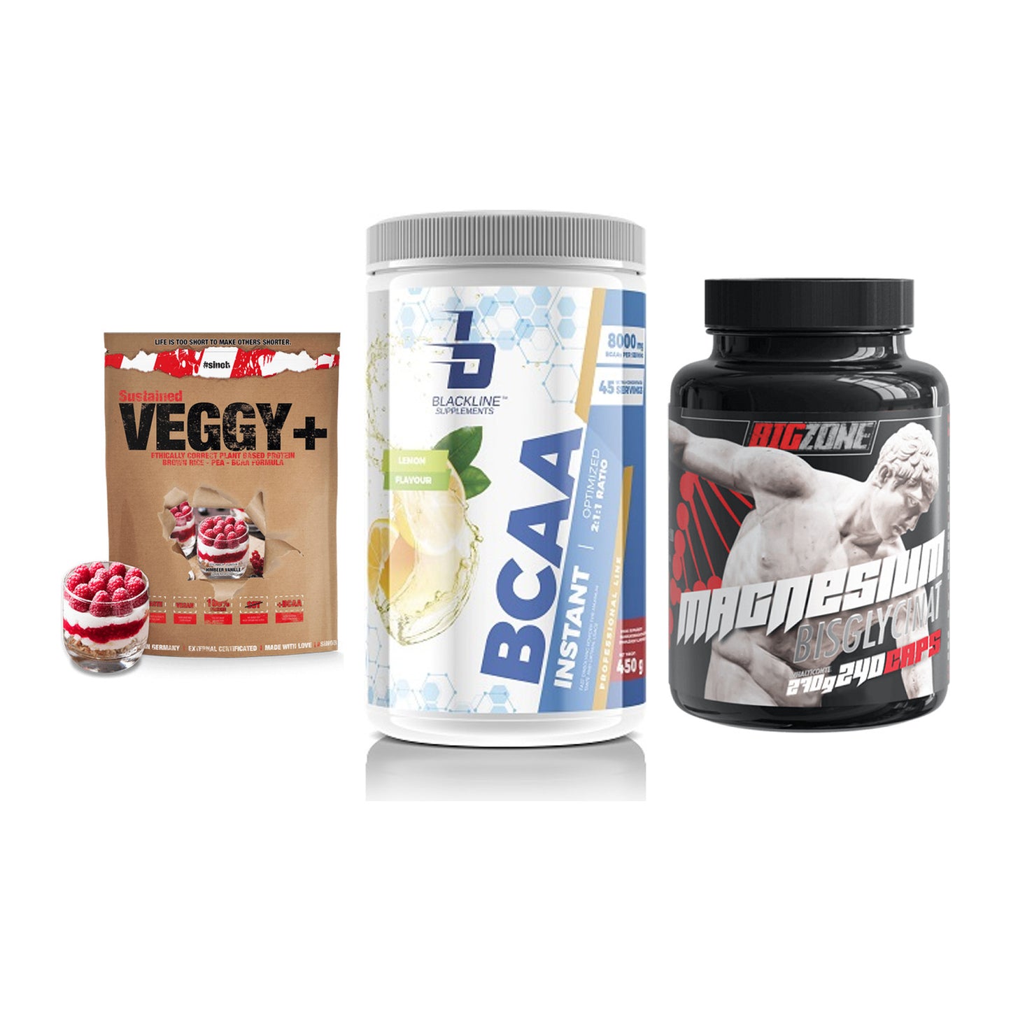 Pflanzliches Set: Sinob VEGGY + Blackline + Big Zone – alle enthaltenen Artikel
