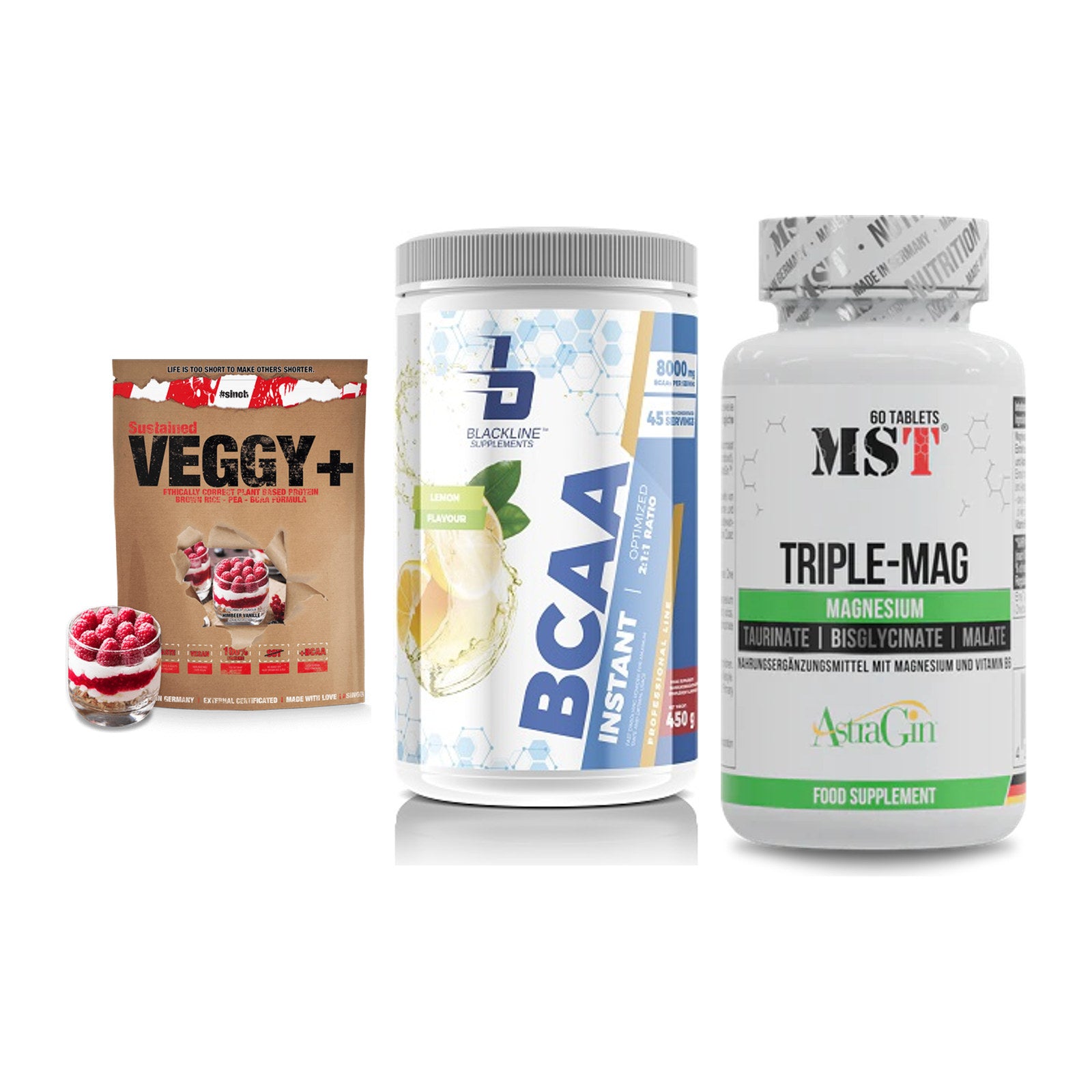 Pflanzliches Set: Sinob VEGGY + Blackline + MST Tripple Mag – alle enthaltenen Artikel