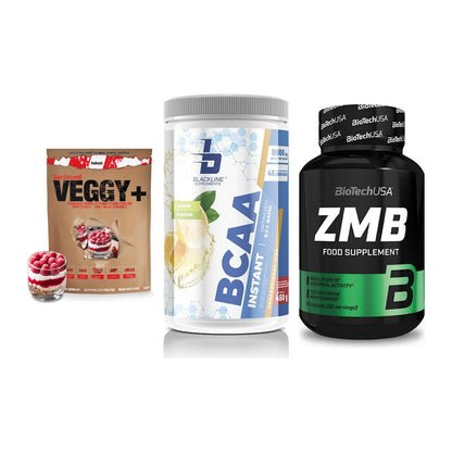 Pflanzliches Set: Sinob VEGGY + Blackline + BioTech ZMB – alle enthaltenen Artikel