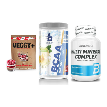Pflanzliches Set: Sinob VEGGY + Blackline + BioTech Multi – alle enthaltenen Artikel
