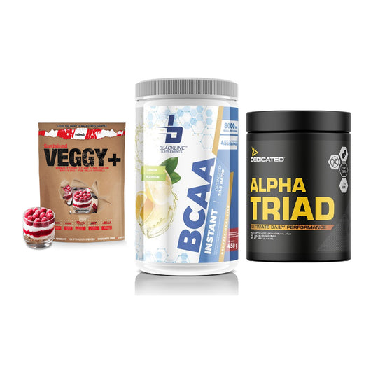 Pflanzliches Set: Sinob VEGGY + Blackline + Dedicated Alpha – alle enthaltenen Artikel