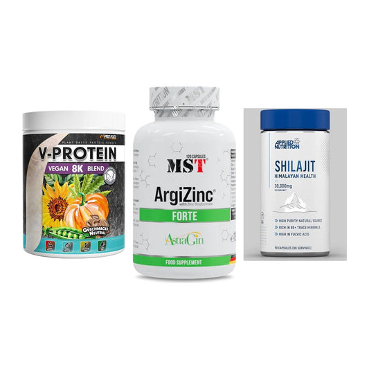 Pflanzliches Set: ProFuel V-Prote + MST ArgiZinc + Applied Nutriti – alle enthaltenen Artikel