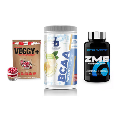 Pflanzliches Set: Sinob VEGGY + Blackline + Scitec ZMB – alle enthaltenen Artikel