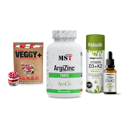 Pflanzliches Set: Sinob VEGGY + MST ArgiZinc + Sinob Vitamin – alle enthaltenen Artikel