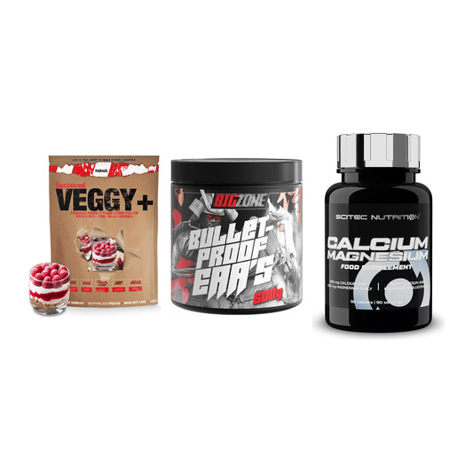 Pflanzliches Set: Sinob VEGGY + Big Zone + Scitec Calcium – alle enthaltenen Artikel