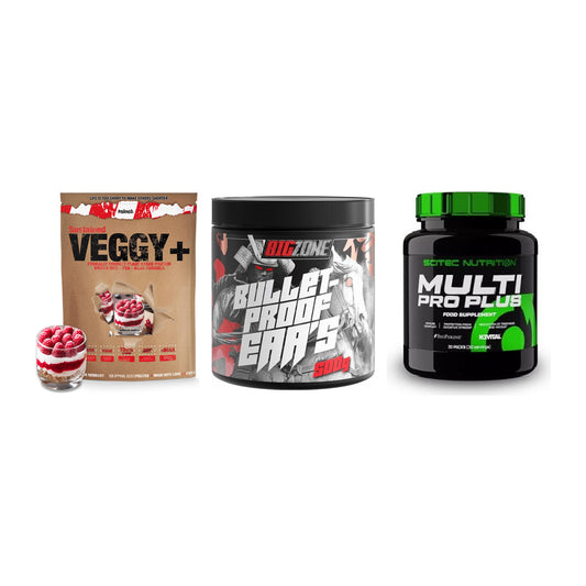 Pflanzliches Set: Sinob VEGGY + Big Zone + Scitec Multi – alle enthaltenen Artikel