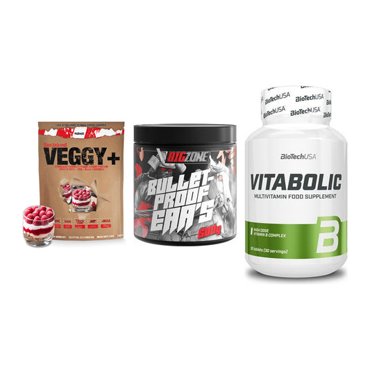 Pflanzliches Set: Sinob VEGGY + Big Zone + BioTech Vitabol – alle enthaltenen Artikel
