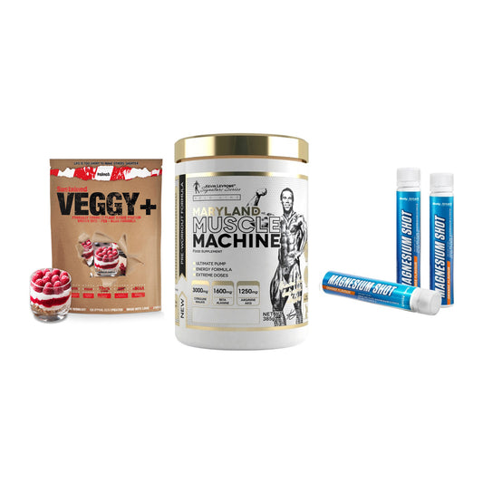 Pflanzliches Set: Sinob VEGGY + Kevin Levrone + Body Attack – alle enthaltenen Artikel