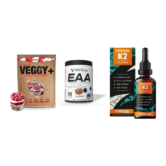 Pflanzliches Set: Sinob VEGGY + NNT EAA + ProFuel Vitamin – alle enthaltenen Artikel