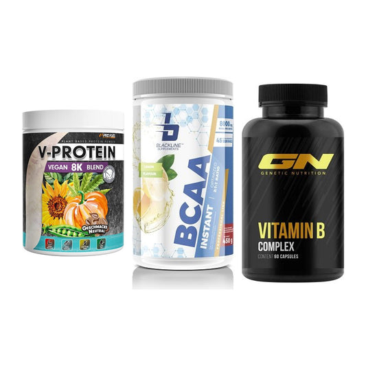 Pflanzliches Set: ProFuel V-Prote + Blackline + GN Vitamin – alle enthaltenen Artikel