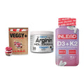 Pflanzliches Set: Sinob VEGGY + NNT Arginin HCL + INLEAD Vitamin – alle enthaltenen Artikel