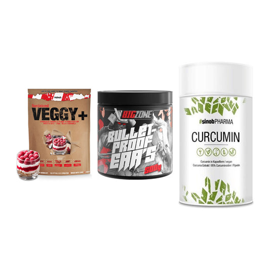 Pflanzliches Set: Sinob VEGGY + Big Zone + Sinob Curcumin – alle enthaltenen Artikel